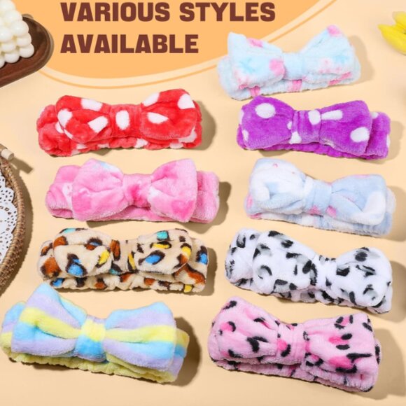 Reserved Spa Headband - Cute Bow Headbands for Skincare and Makeup, Washing Face - Picture 2 of 3